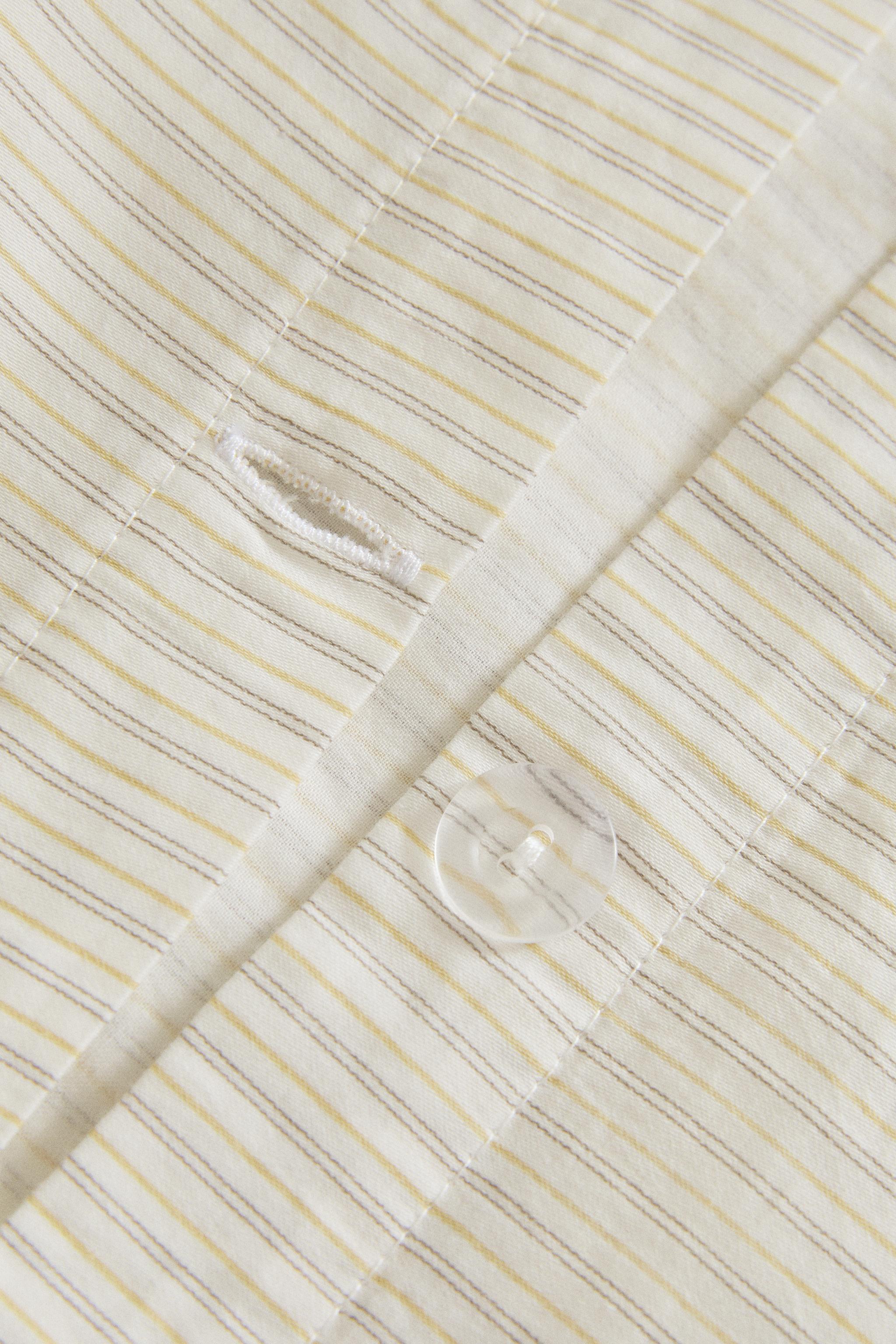 HOUSSE DE COUETTE SATIN RAYURES (300 FILS)